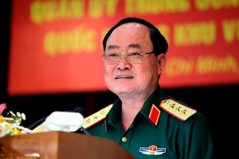 越共中央委员、中央军委常务委员、国防部副部长陈单上将。