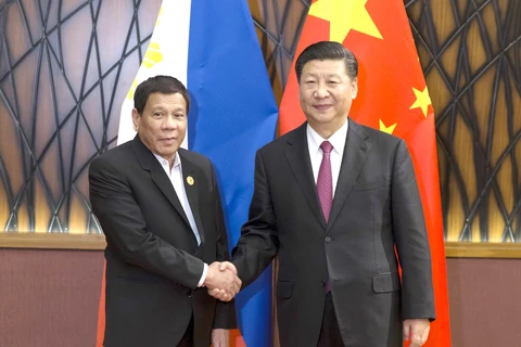 2017年APEC 会议：菲律宾总统分别与中美俄三国元首进行会晤