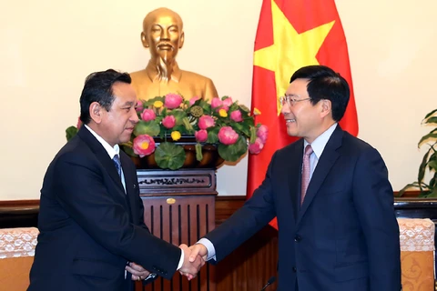 政府副总理范平明会见蒙古驻越大使