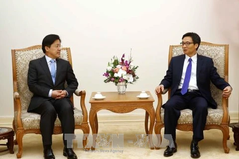 政府副总理武德儋会见韩国学者代表团