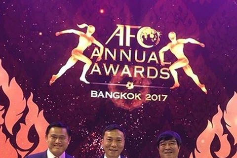 越南足协荣获亚足联颁发的年度最佳足协发展奖