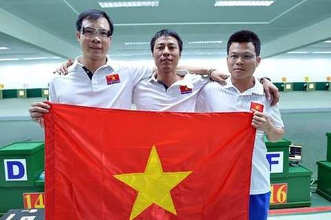 2017年第10届亚洲气枪锦标赛：越南队摘铜