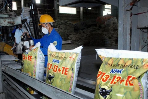 越南肥料出口大幅增长