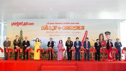 越捷航空公司正式开通越南大叻至泰国曼谷直航航线