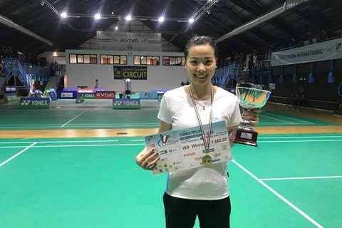 2017年意大利羽毛球国际赛：越南选手阮垂玲夺冠