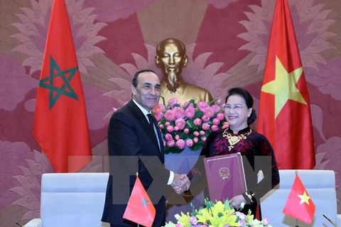 摩洛哥众议院议长哈比博·马勒克结束对越南的正式访问