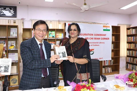 首个越南胡志明书房在印度新德里正式开张