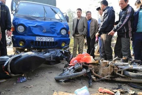 2018年元旦假期越南交通事故死亡人数67人