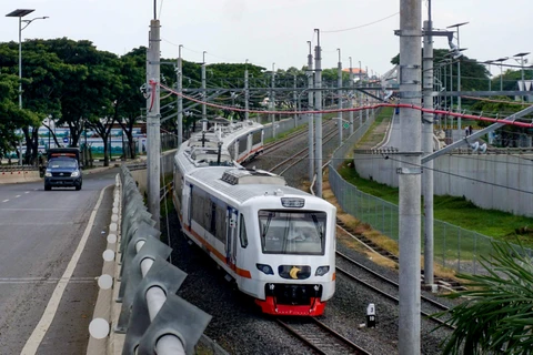 印尼启用首都雅加达市中心至国际机场专线列车