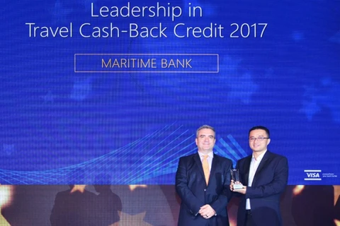 越南海事商业股份银行荣获2017年越南最佳旅游返现信用卡奖
