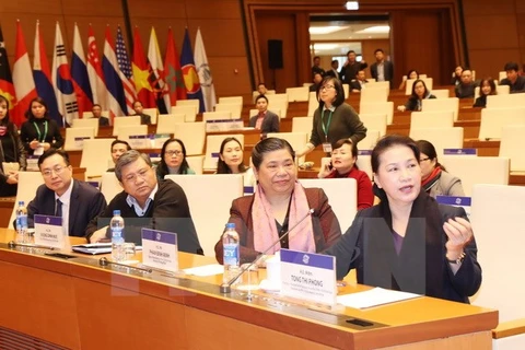 阮氏金银出席亚太议会论坛第26届年会彩排活动