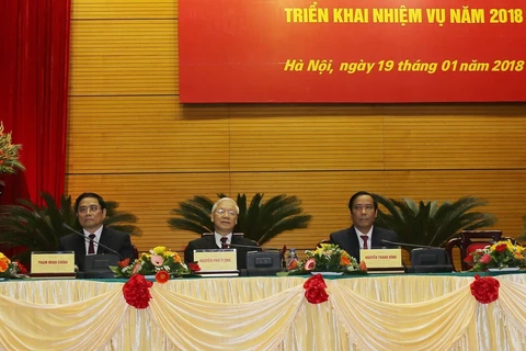越共中央组织部召开2018年全国党建工作部署会议
