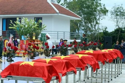 将在柬牺牲的94具越南志愿军及专家遗骸归国安葬