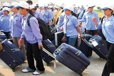 2018年越南提出劳务输出人数达11万人的目标