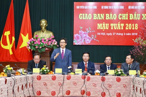 越南政府副总理武德儋：新闻媒体为经济社会的发展做出积极贡献