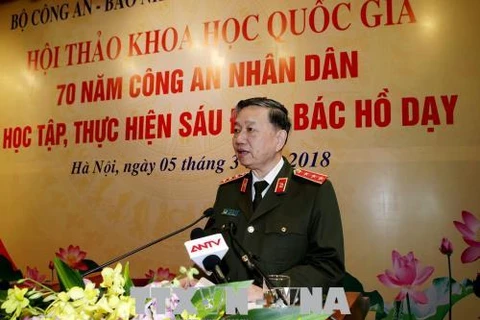 将 “越南人民公安学习和践行胡伯伯六条教导”运动提高到新水平