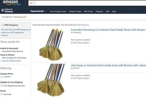越南的草扫帚和香菜在美国亚马逊畅销 