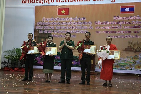 “越老柬三国团结战斗之情”文学、艺术创作竞赛举行颁奖仪式