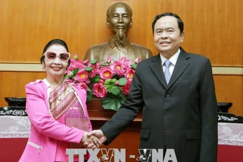 进一步巩固越南祖国阵线与老挝建国阵线的合作