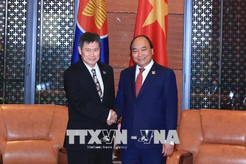 GMS6 和CLV10会议： 政府总理阮春福会见东盟秘书长