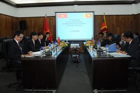 越南与斯里兰卡第三次政治磋商在科伦坡举行