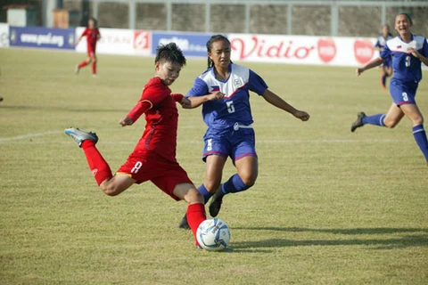 2018年东南亚U16女足锦标赛：越南队大胜