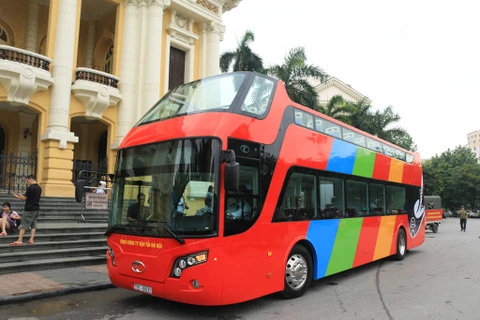 首都河内城市双层观光巴车将于5月底开通