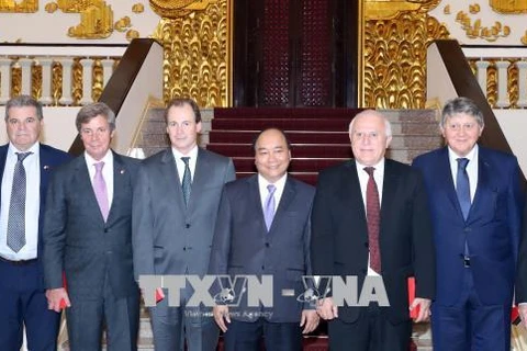 越南政府总理会见阿根廷中部三省领导代表团