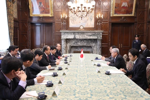 越南政府常务副总理张和平对日本进行工作访问