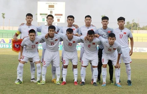 2018年东南亚U19男足锦标赛：越南队大胜老挝队