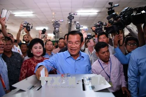 柬埔寨人民党在第六届国会选举中获胜