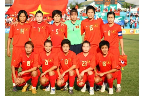 越南国家女足队为2018雅加达亚运会做出准备