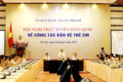 政府总理阮春福主持召开全国儿童保护工作视频会议