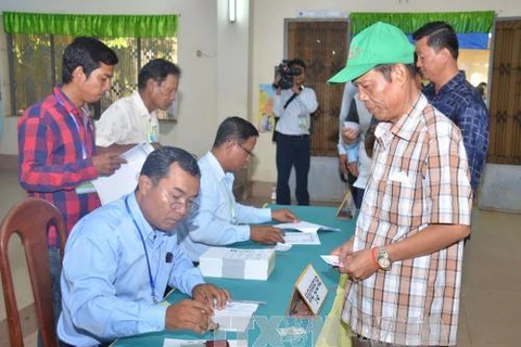 柬埔寨第6届国会选举验票工作结束