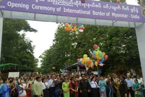 缅甸与印度设立两个国际边防检查站