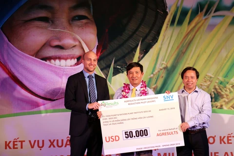 大米可持续生产与减少温室气体排放项目颁奖仪式在太平省举行