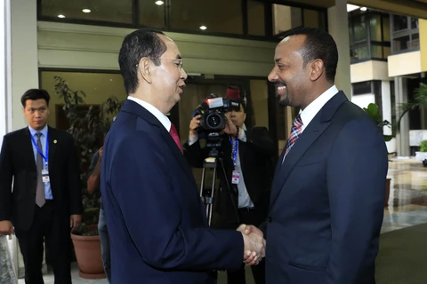 国家主席陈大光会见埃塞俄比亚总理阿比·艾哈迈德
