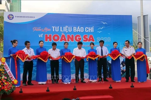 2018年“有关黄沙的新闻资料”展览会在岘港市开幕