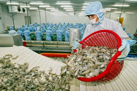 美国在第十二次行政复议中减少对越南虾类的反倾销税