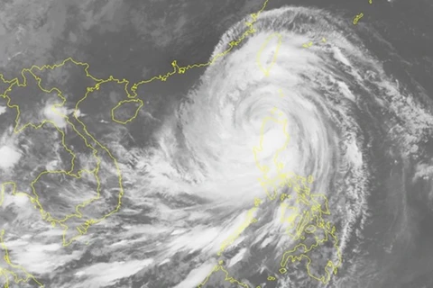 超强台风“山竹”进入东海 成为越南2018年第六号台风