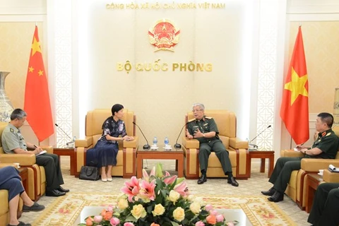 越南与中国进一步加强防务合作