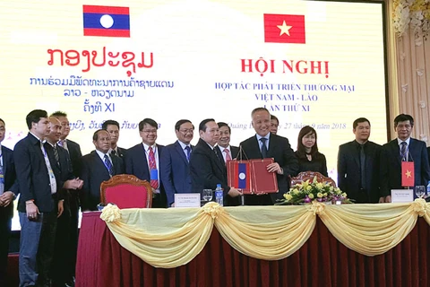 乂安省多措并举 加强与老挝贸易合作