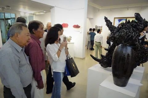 越法友好美术展在胡志明市举行
