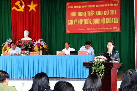 国会主席阮氏金银：选民们提出的意见将成为国会代表讨论的问题