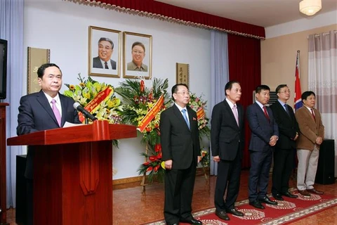 朝鲜最高领导人金日成访问越南60周年纪念活动在河内举行