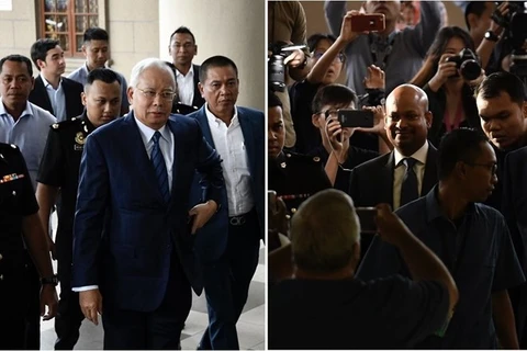 马来西亚前总理纳吉布被指控与1MDB遭删改案有关