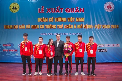 广宁省2018年亚洲少年象棋公开赛：越南代表团获得17枚金牌