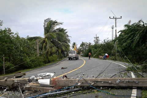 台风“帕布”登录泰国 至少5人死亡