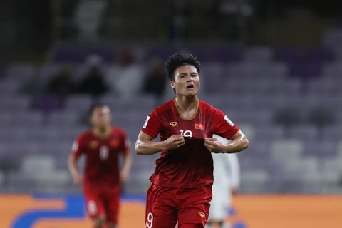 越南球员光海跻身2019年亚洲杯小组赛最后一轮10名最佳球员