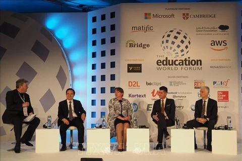 越南参加在英国伦敦举行的世界教育论坛